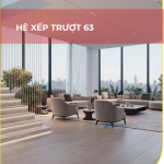 Nhôm hệ xếp trượt 63