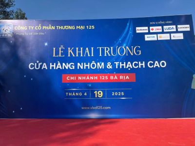 Nhôm JMA tham dự lễ khai trương chi nhánh mới Công ty 125 tại Bà Rịa- Vũng Tàu