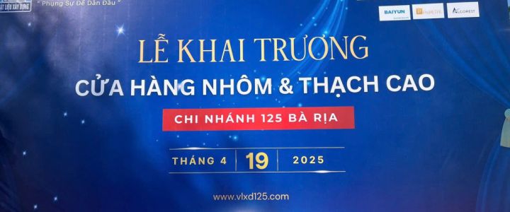 Nhôm JMA tham dự lễ khai trương chi nhánh mới Công ty 125 tại Bà Rịa- Vũng Tàu